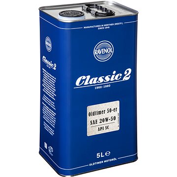 

RAVENOL Oldtimer 50-er SAE 20W-50 API SC; 5 L