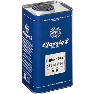 

RAVENOL Oldtimer 70-er SAE 20W-50 API SE; 1 L