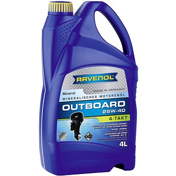 

RAVENOL Outboardoel 4T SAE 25W-40; 4 L