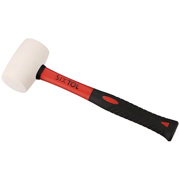 

SIXTOL TPR HAMMER Palička gumová, bílá, sklolaminátová násada 220 g