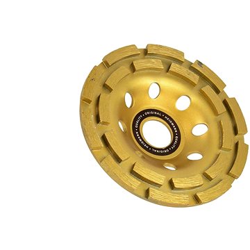 

GEKO Kotouč diamantový hrnkový brusný dvouřadý, 125x5x22,23mm