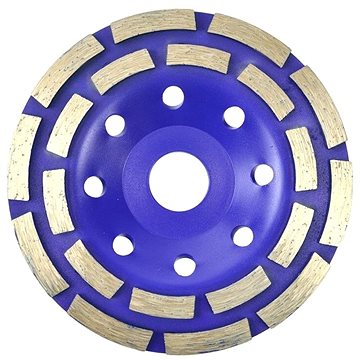 

GEKO Kotouč diamantový hrnkový brusný dvouřadý, 125x5x22,23mm