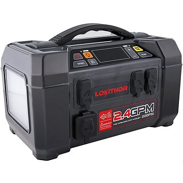 

LOKITHOR Startovací zdroj s kompresorem a čerpadlem AW401, 12V, 2500A, 74Wh