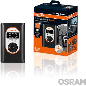 

OSRAM digitální akumulátorový kompresor - TYREinflate 4000