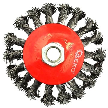 

GEKO rotační kartáč radiální copánkový 100 mm M14