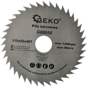 

GEKO pilový kotouč 115×22×40T