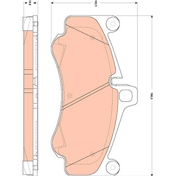

TRW Brzdové destičky GDB1863