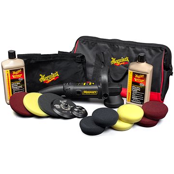

Meguiar's Mirror Glaze Soft Buff DA Kit 3" + 5" - kompletní sada na profesionální renovaci laku, vč.