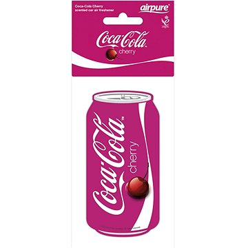 

Airpure Coca-Cola závěsná vůně, vůně Coca Cola Cherry - plechovka