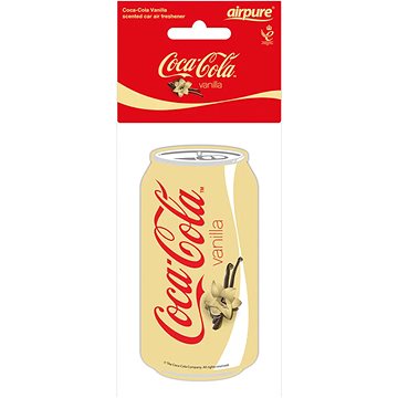 

Airpure Coca-Cola závěsná vůně, vůně Coca Cola Vanilla - plechovka
