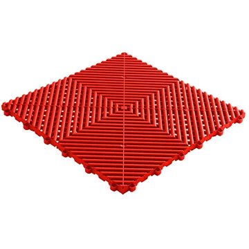 

Swisstrax dlaždice modulární podlahy typu Ribtrax Pro 40×40 cm barva Racing Red červená