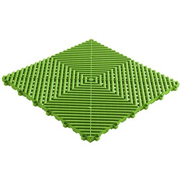 

Swisstrax dlaždice modulární podlahy typu Ribtrax Pro 40×40 cm barva Techno Green zelená
