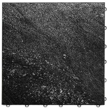 

Swisstrax dlaždice modulární podlahy typu Vinyltrax Pro 40×40 cm barva černý mramor (Black Marble)