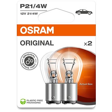 

Osram Originál P21/4W, 12V, 21/4W, BAZ15d, 2 kusy v balení