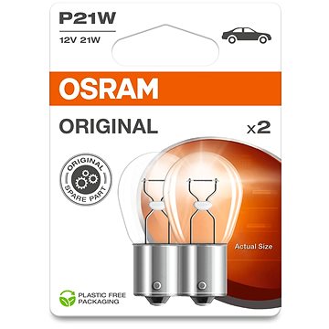

Osram Originál P21W, 12V, 21W, BA15s, 2 kusy v balení