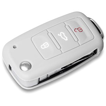 

Escape6 ochranné silikonové pouzdro na klíč pro VW/Seat/Škoda s vystřelovacím klíčem barva světle še