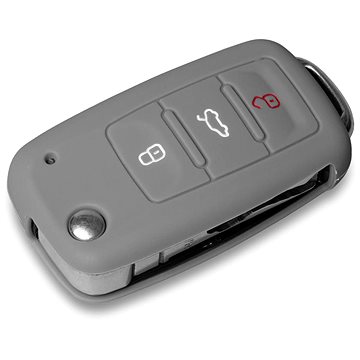 

Escape6 ochranné silikonové pouzdro na klíč pro VW/Seat/Škoda s vystřelovacím klíčem barva tmavě šed