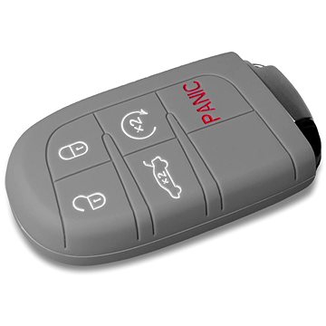 

Escape6 ochranné silikonové pouzdro na klíč pro Dodge / Jeep barva tmavě šedá