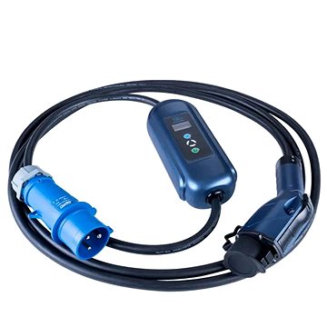

Akyga nabíjecí kabel CEE / Typ 1, LCD displej, 7,2kW, 32A- 5m