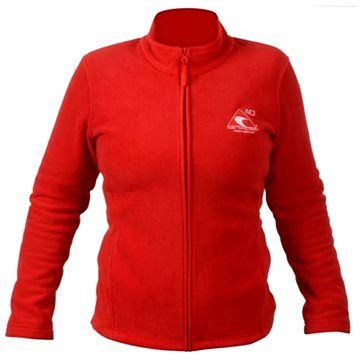 

ACI mikina červená fleece na zip dámská 285 g, vel. XXL