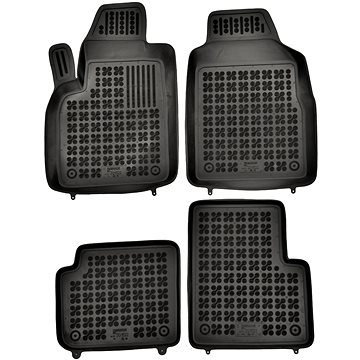 

Rezaw-Plast gumové koberečky černé s vyšším okrajem Fiat 500, 20- ne elektrická verze, sada 4 ks