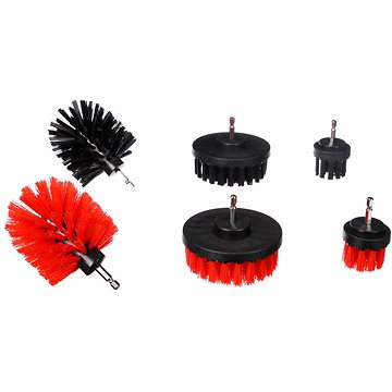 

Sixtol Car Detailing Drill Brush 6, sada kartáčů 6ks