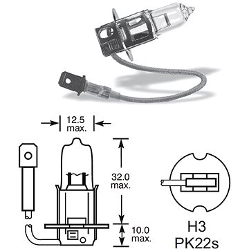 

Lucas H3 55W Pk22s