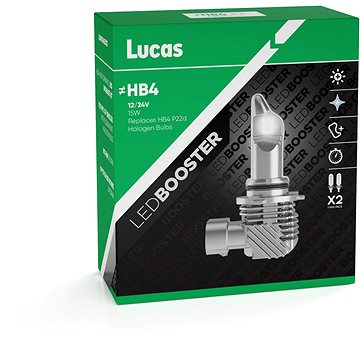 

Lucas 12V HB4 LED P22d, sada 2 ks