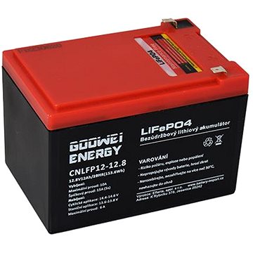 

GOOWEI ENERGY CNLFP12-12.8, LiFePO4, 12,8 V, 12 Ah