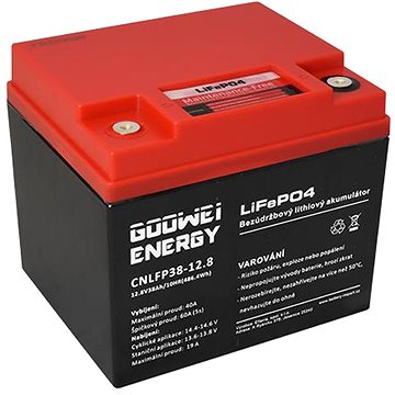 

GOOWEI ENERGY CNLFP38-12.8, LiFePO4, 12,8 V, 38 Ah