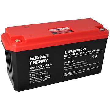 

GOOWEI ENERGY CNLFP200-12.8, LiFePO4, 12,8 V, 200 Ah