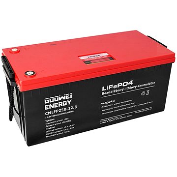 

GOOWEI ENERGY CNLFP250-12.8, LiFePO4, 12,8 V, 250 Ah