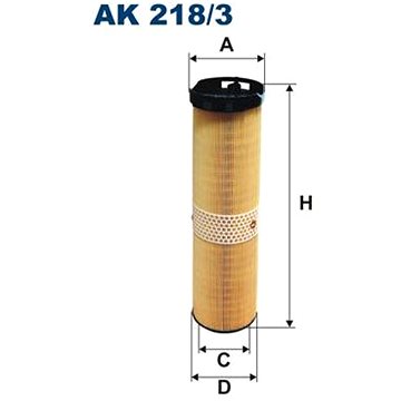 

FILTRON vzduchový filtr AK 218/3