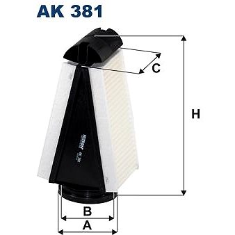 

FILTRON vzduchový filtr AK 381