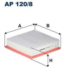 

FILTRON vzduchový filtr AP 120/8