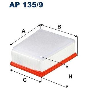 

FILTRON vzduchový filtr AP 135/9