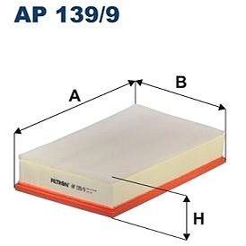 

FILTRON vzduchový filtr AP 139/9