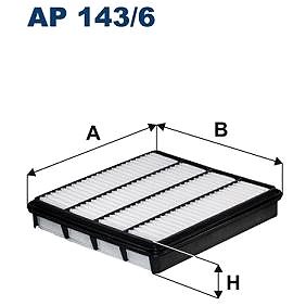 

FILTRON vzduchový filtr AP 143/6