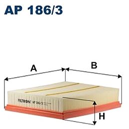 

FILTRON vzduchový filtr AP 186/3