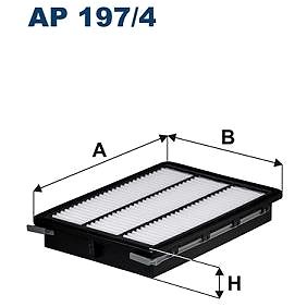 

FILTRON vzduchový filtr AP 197/4