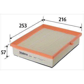 

VALEO vzduchový filtr 585557
