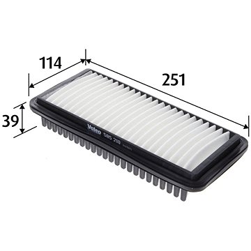 

VALEO vzduchový filtr 585210