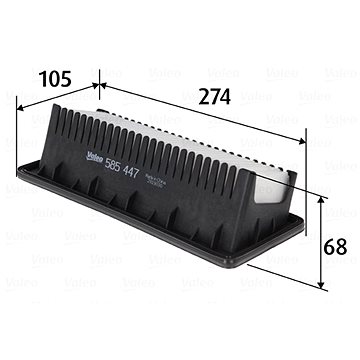 

VALEO vzduchový filtr 585447