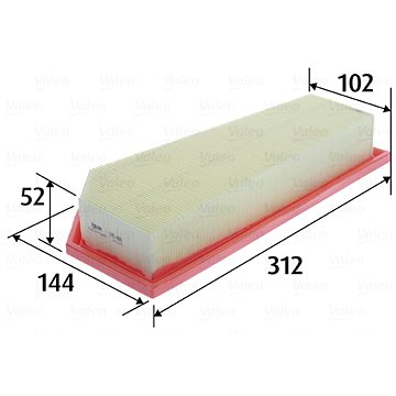 

VALEO vzduchový filtr 585486