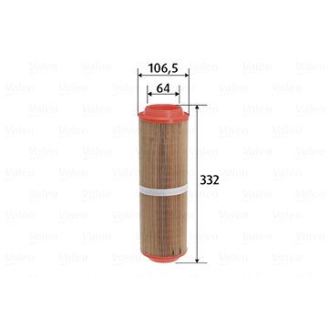 

VALEO vzduchový filtr 585757