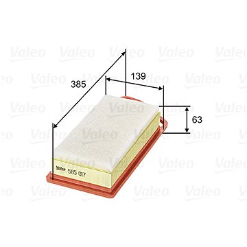 

VALEO vzduchový filtr 585017