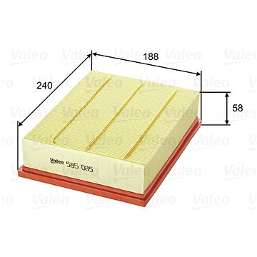 

VALEO vzduchový filtr 585085