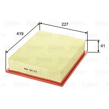 

VALEO vzduchový filtr 585123