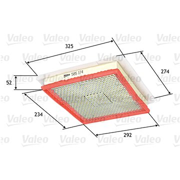 

VALEO vzduchový filtr 585174