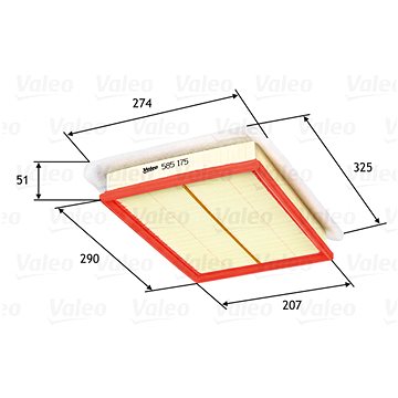 

VALEO vzduchový filtr 585175